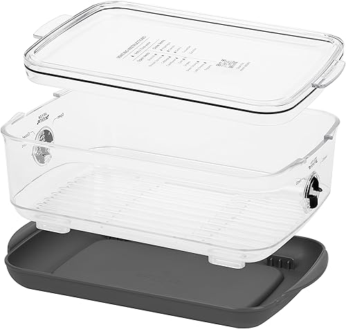 Miniatura 2 de ProKeeper+ de Progressive - Contenedor apilable para productos ProKeeper con sistema de ventilación Stay-Fresh (PKS-907 (3 cuartos de galón de