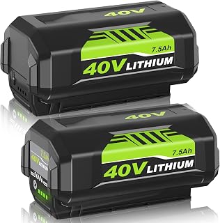2Pack 7500mAh Replacement 40V Batteries for Ryobi 40V Battery Compatible with Ryobi 40Volt Battery OP40261 OP40404 OP40501 OP40602 OP4075A Power Tools