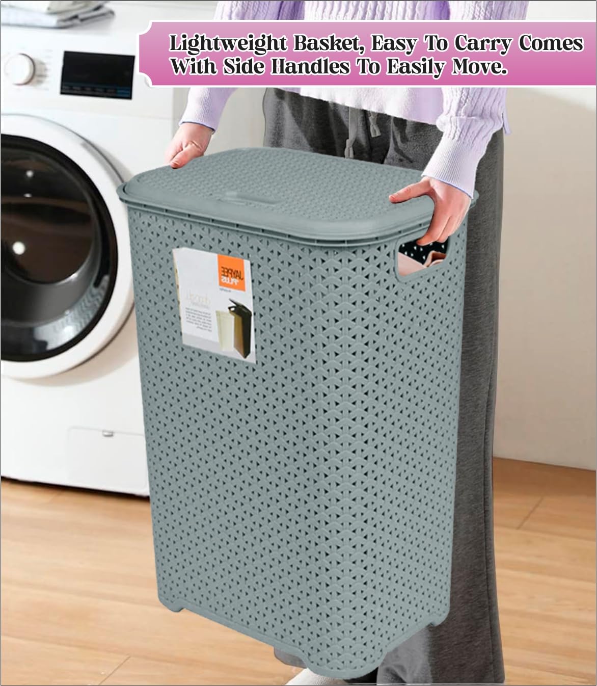 Brambly Cottage Fabric Laundry Bin With Handles & Reviews
