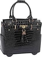 Vista 7 de JKM & Company Rolling Laptop Bag for Women Designer Wheeled Briefcase Fits 13-17" Laptops Office Travel Computer Case