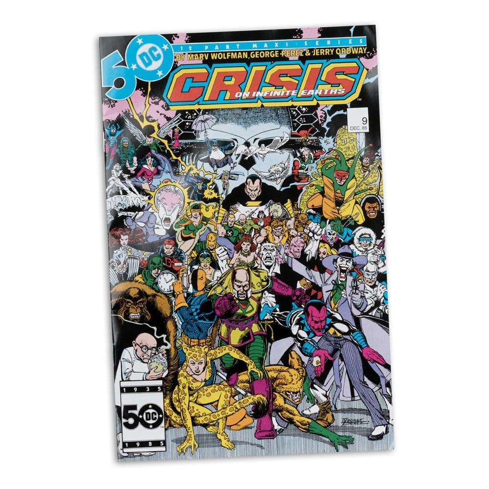 McFarlane DC Direct Page Punchers Figurine The Joker (Crisis on Infinite Earths) 17,8 cm avec Jouets de Bande dessinée