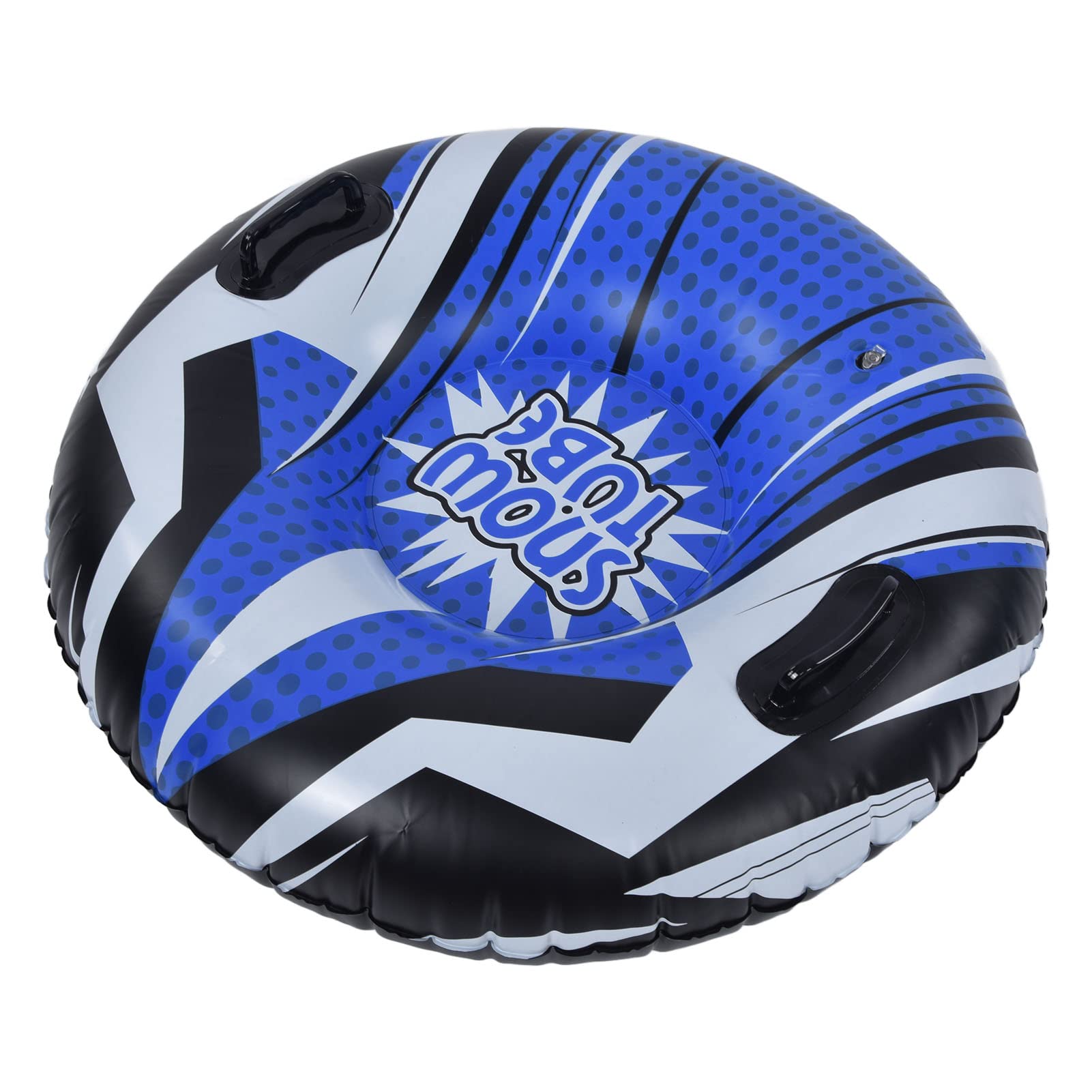 lvifloae PVC Winter Snow Tube with Handle Portable Adult Loop Inflatable Ski Outdoor Ski Airtight Children and Adults Winter Toys Gifts Sleds for Family Outdoor