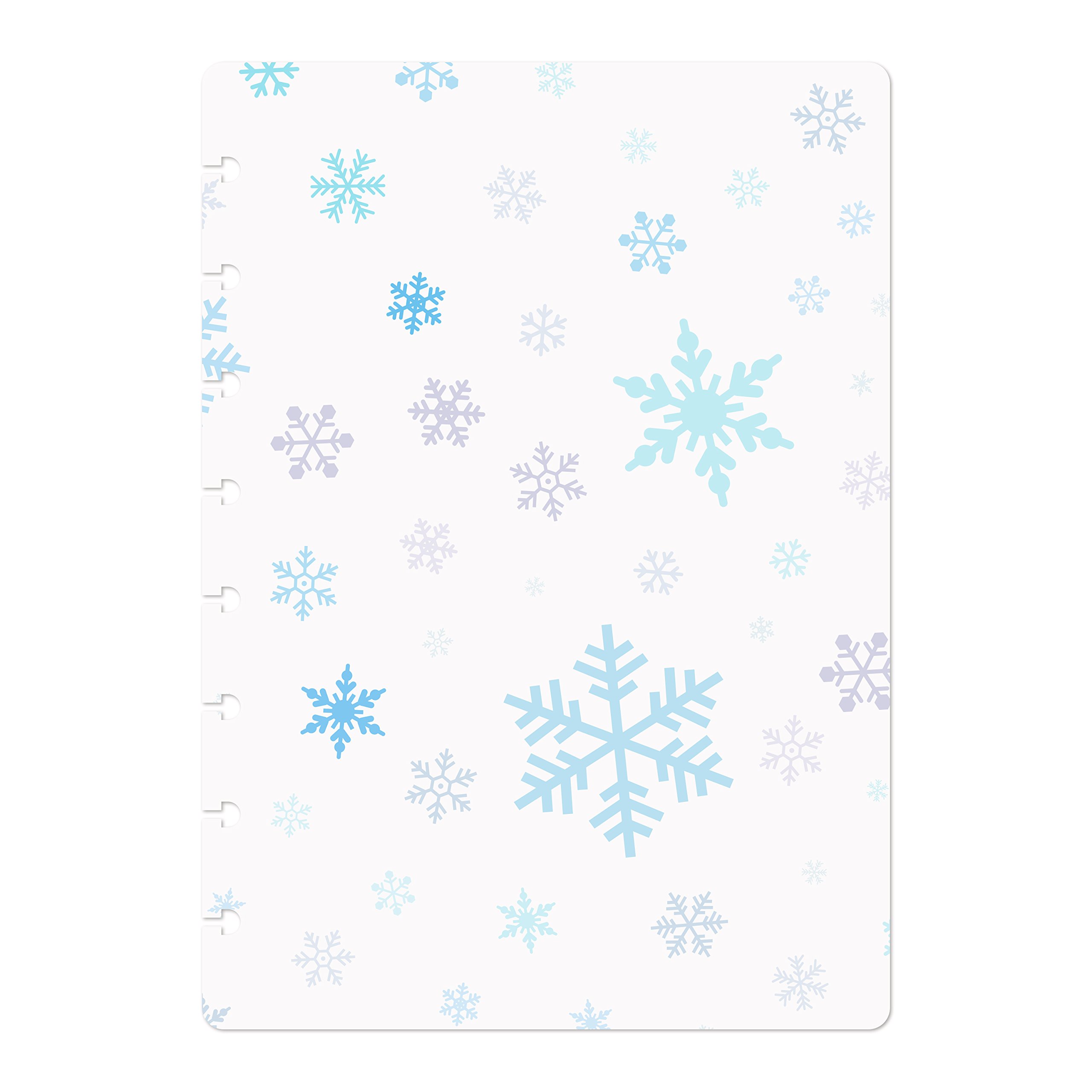 Discagenda 12 Month Planner Dividers - A5/Junior Size Bloom Pattern Plastic Tabs