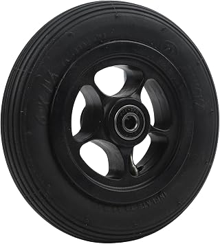6 Inch Wheelchair Front Wheels, for Ottobock Electric Mobility Scooters, Anti-Slip Rubber Tires with Metal Hubs, 42mm and 46mm Axle Width Options,Ottobock Electric Wheelchair Tyres46 by 6-inch