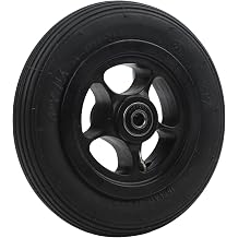 6 Inch Wheelchair Front Wheels, for Ottobock Electric Mobility Scooters, Anti-Slip Rubber Tires with Metal Hubs, 42mm and 46mm Axle Width Options,Ottobock Electric Wheelchair Tyres46 by 6-inch