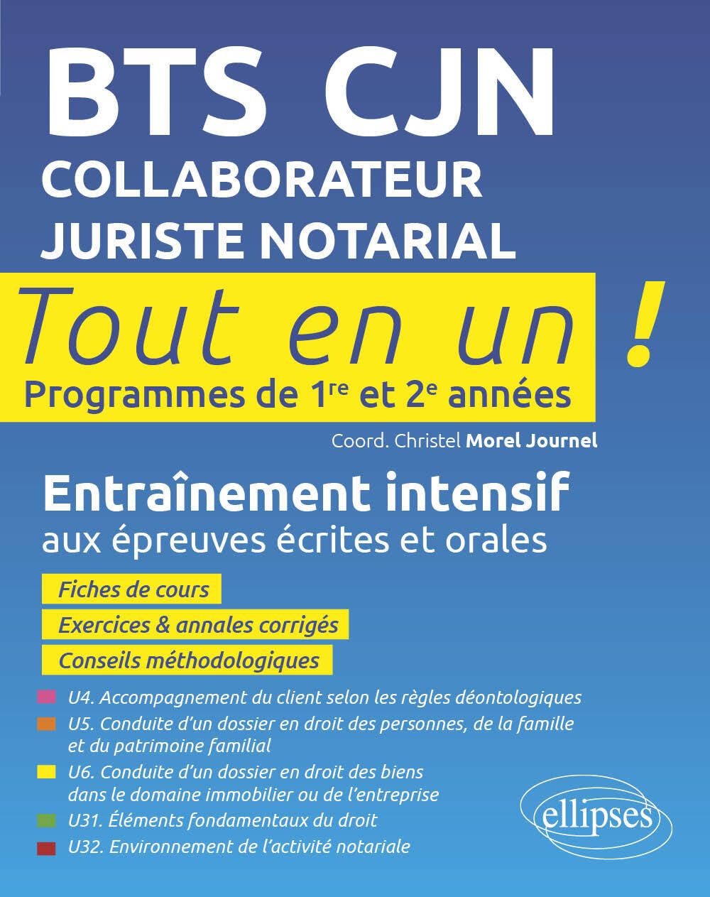 BTS Collaborateur juriste notarial Tout-​en-​un: Programmes de 1re et 2e années