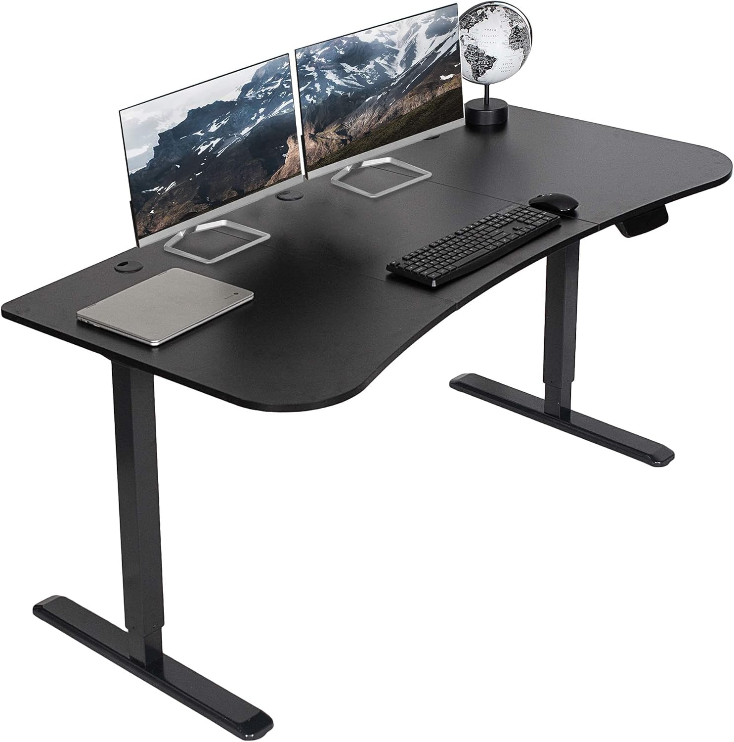 VIVO Electric Height Adjustable 63 x 32 inch Stand Up Desk