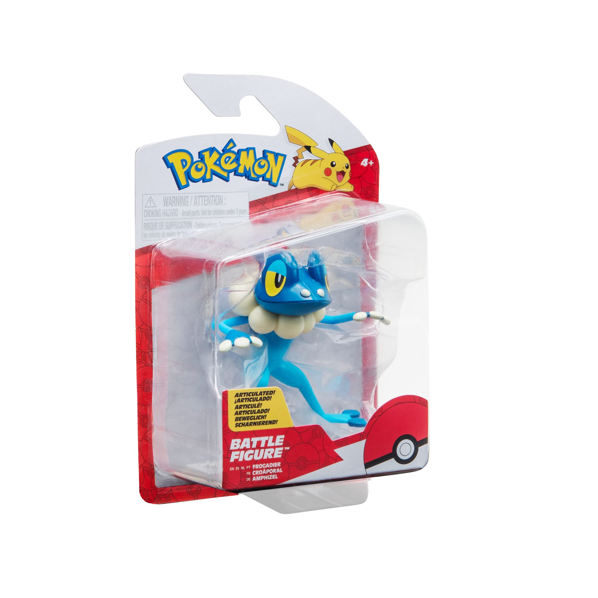 Image secondaire de Figurine de Combat Croâporal Pokémon - Articulée 7,5 cm avec Détails Authentiques