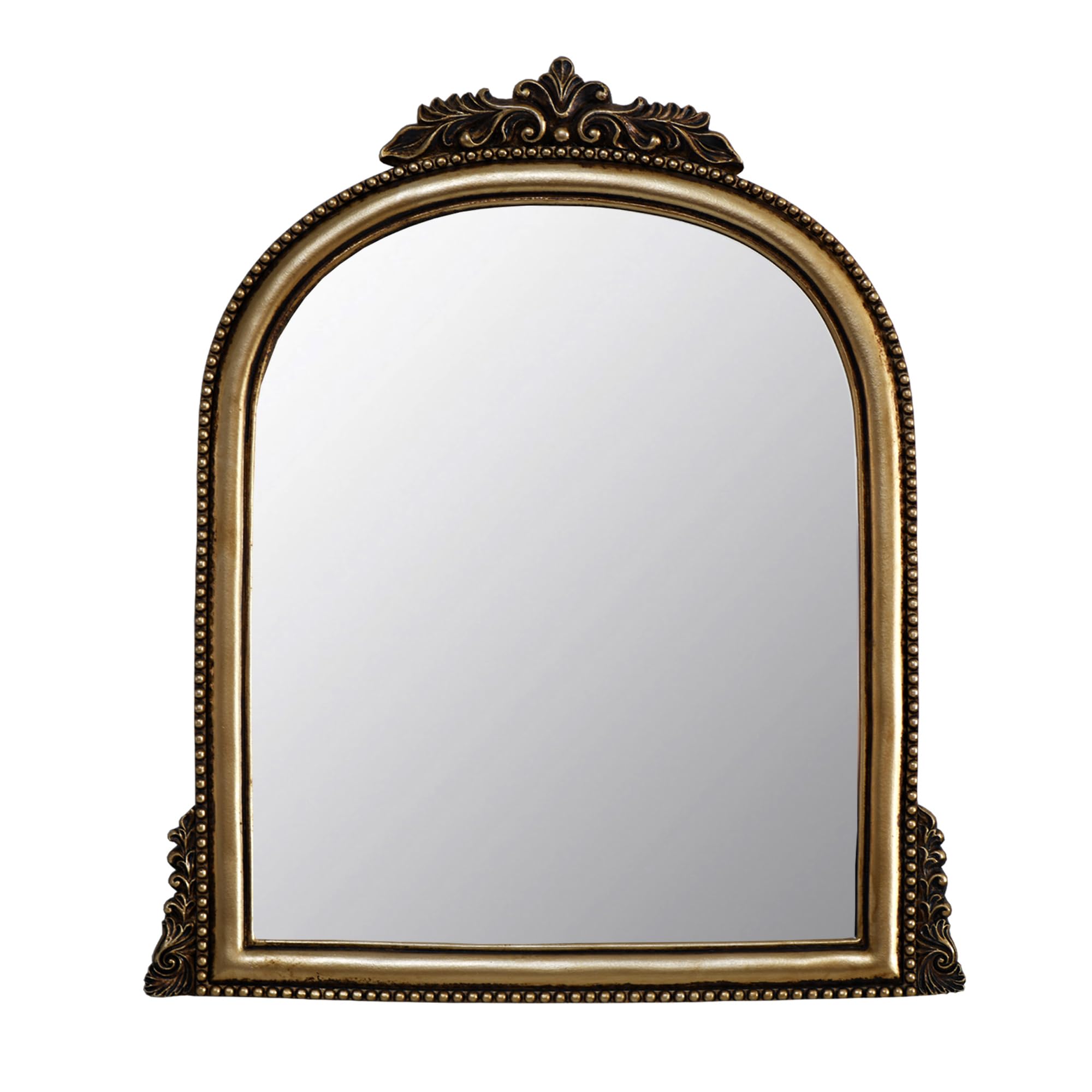 おしゃれ　ゴールド　ミラーオブジェ Amazon.com: OIGUMR Small Vintage Gold Ornate Baroque Mirror