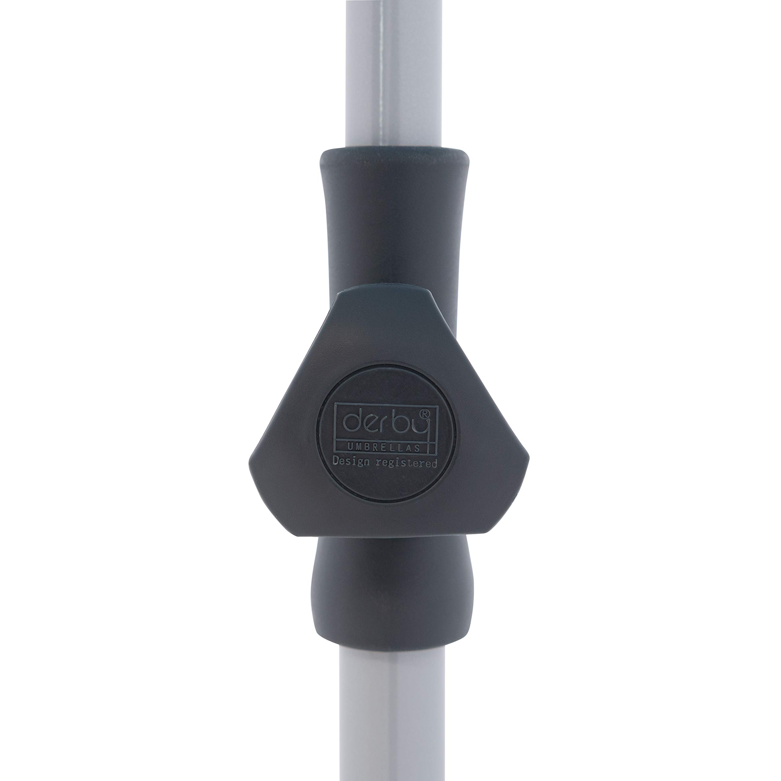 Doppler GS BASIC 200 - Sonnenschirm für Balkon oder Garten - Regenabweisend - Knickbar - ca. 200 cm - Flamingo