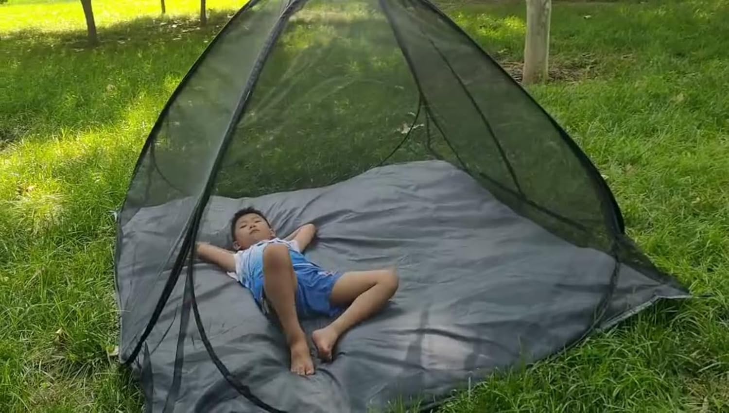 底布無し 底布脱着可 大型 ポップアップテント メッシュテント 蚊帳