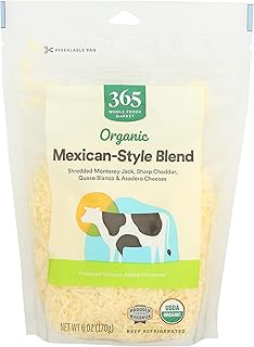 365 by Whole Foods Market, Blend Mexican Fancy Shredded Organic, 6 Ounce