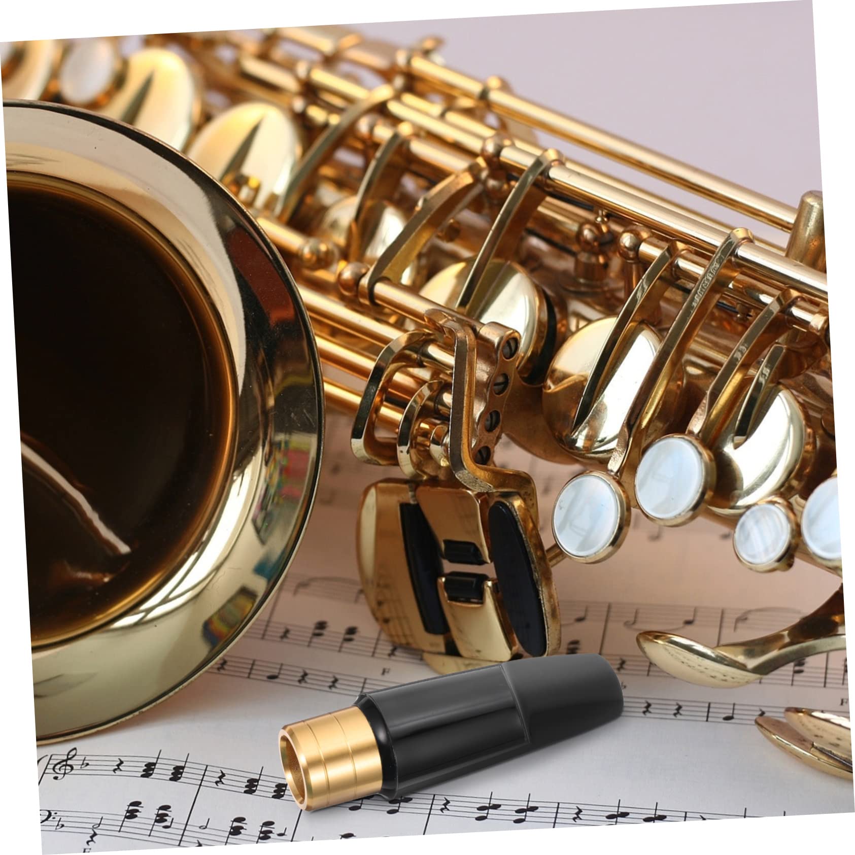 VICASKY Essential Saxophone Head for Sax Metal Saxophone Supply Musical Instrument Accessory