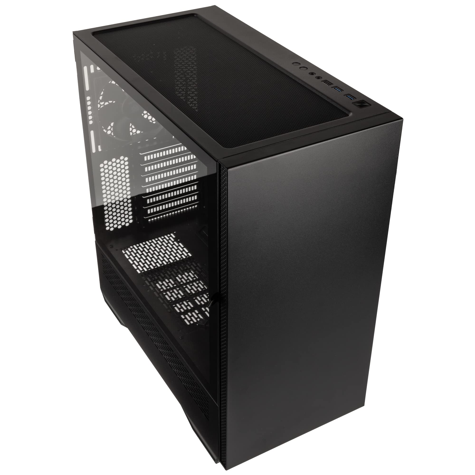 Boîtier Moyen Tour E-ATX Stronghold Prime avec Panneau Vitré, Noir