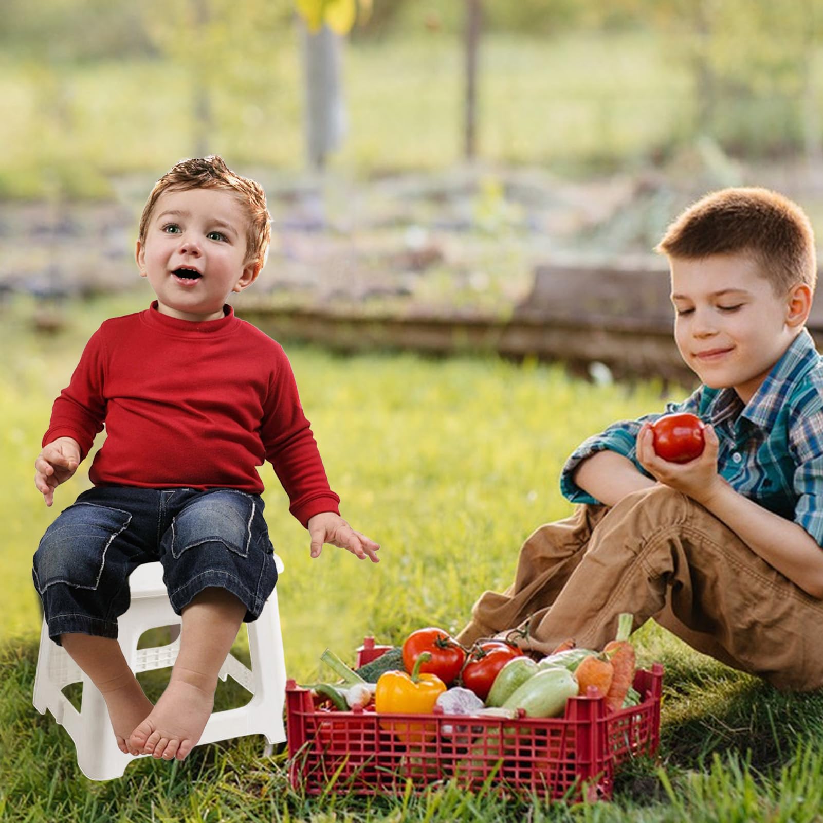 Sedia Pieghevole Per Bambini,Poltroncina Da Relax Per Esterno E Giardino - Sedia Leggera Multiuso per : Ideale per Camera dei Bambini, Asilo, Soggiorno, Interno ed Esterno - Picnic, Spiaggia e
