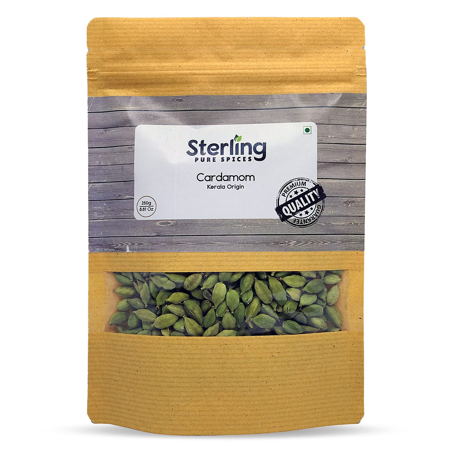 Sterling Kerala Green Cardamom 7mm+ - Bold, Fresh & Aromatic, Homestead, High-Oil Content, Whole Pods for Cooking, Baking, Tea & Chai (250gm) (B0DBPTN3KT) Amazon Price History, Amazon Price Tracker