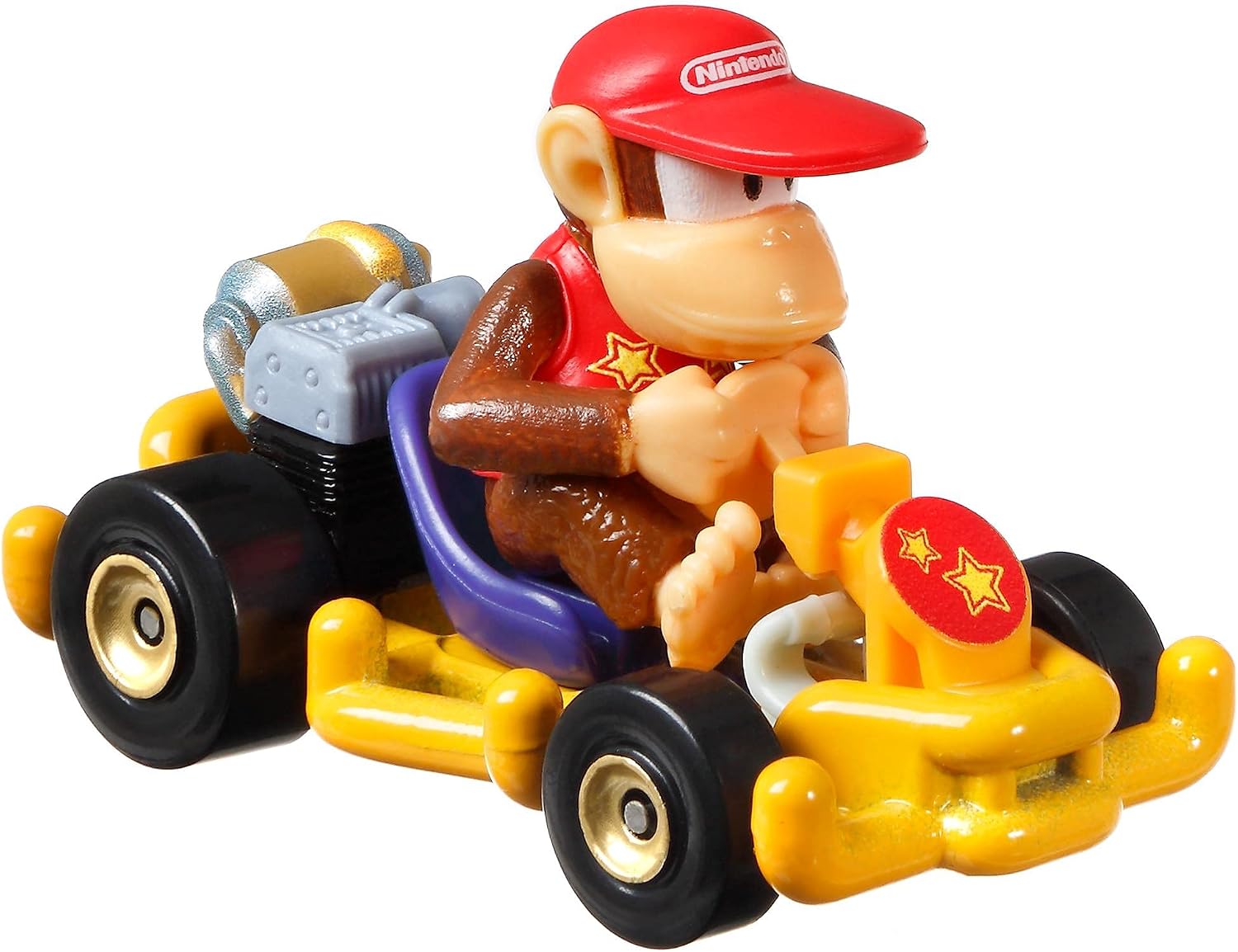 Hot Wheels Diddy Kong Pipe Frame Mario Kart 1:64 GRN15, Multicolor, 2.5 x 1.25 x 1.75 inches - Image 3