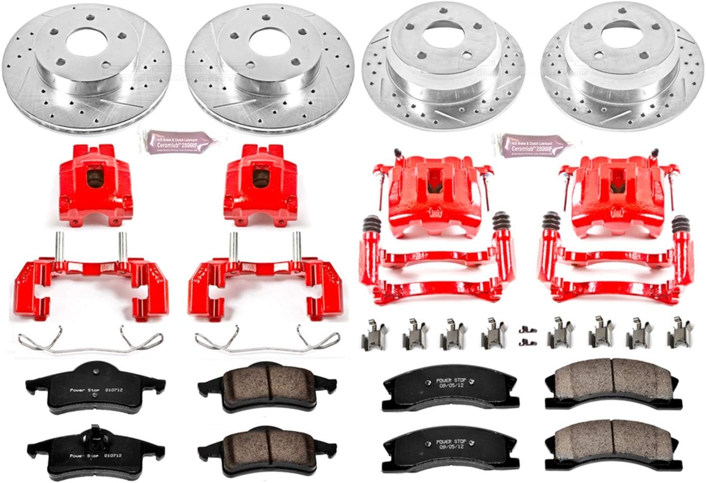 Review Discount Power Stop KC2150 1-Click Performance Brake Kit with Caliper