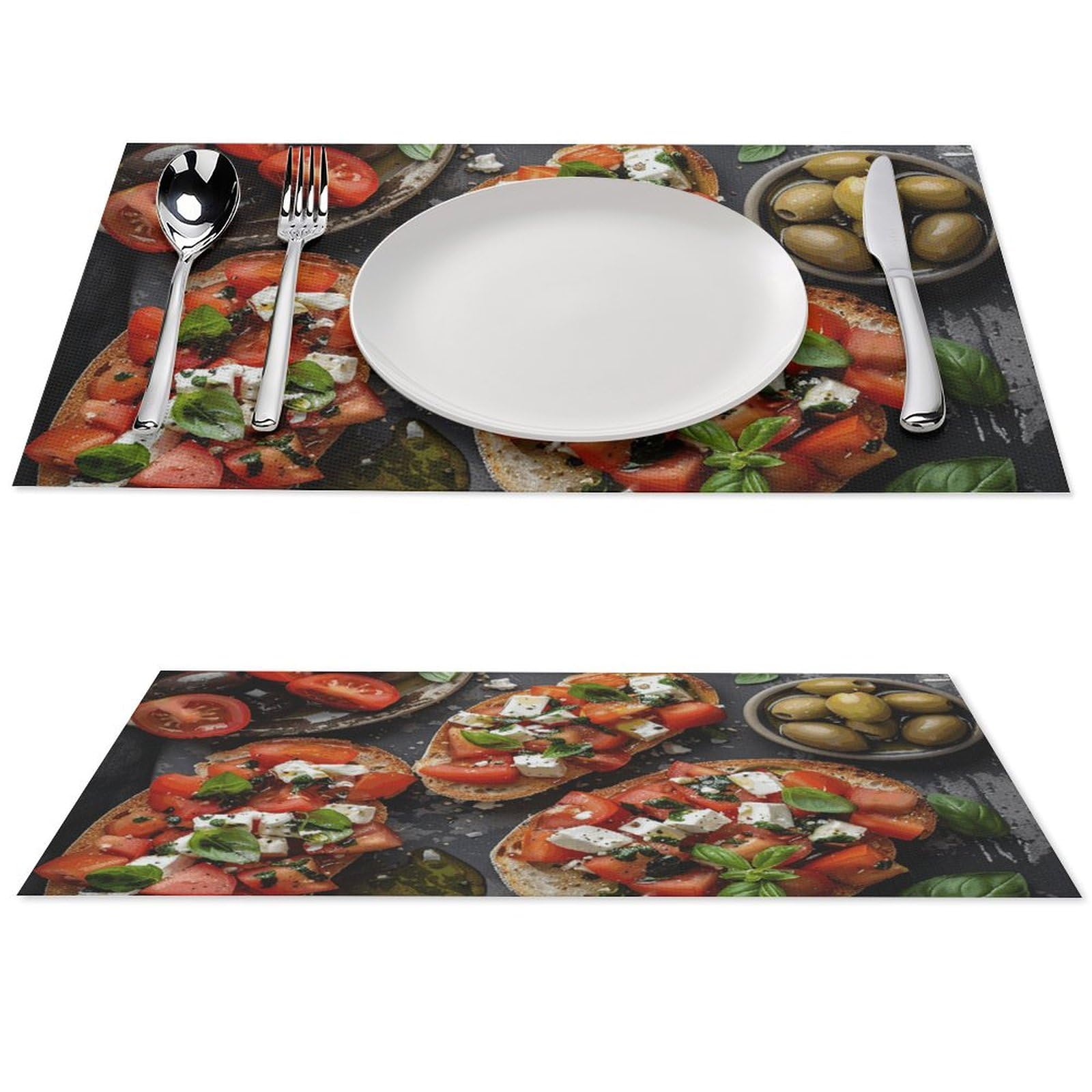 Set de table antidérapant et résistant à la chaleur pour cuisine moderne