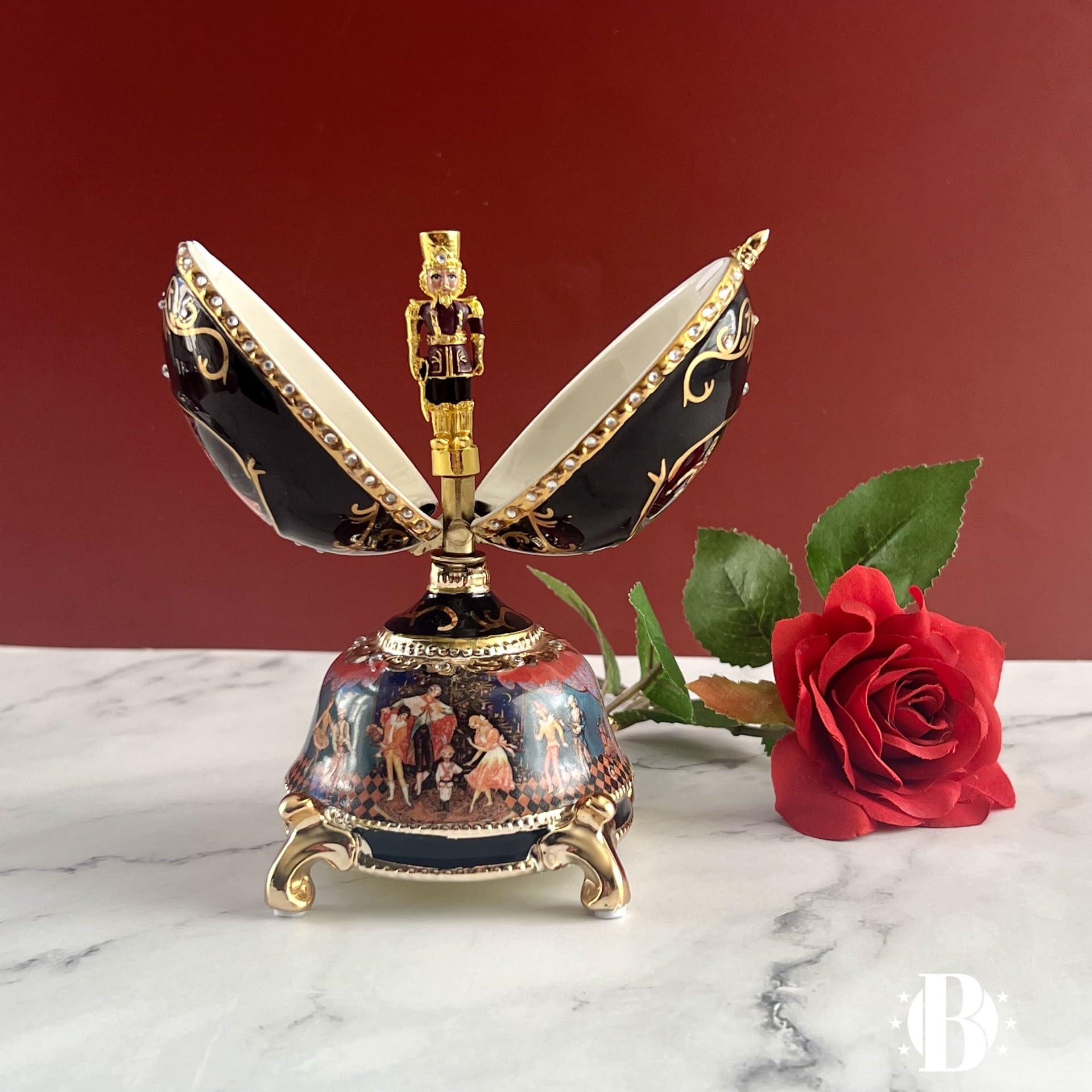 Amazon.com: The Bradford Exchange Nutcracker Ballet Musical Egg