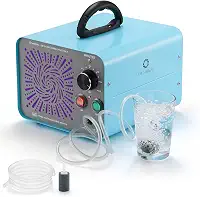 Airthereal Gerador de ozônio de água MA25L – Máquina de ozônio de modo duplo para purificação de água e ar, máquina de ozônio de alta capacidade de 40.000 mg/h para remoção de odor – Cobre até 4000