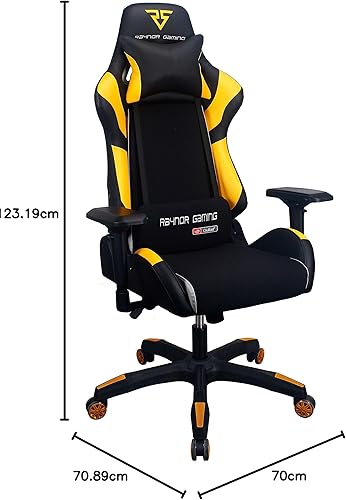 Miniatura 10 de Raynor Gaming Energy Pro Series - Silla ergonómica para videojuegos con tecnología Outlast con respaldo alto, ajustable, altura 4D, apoyabrazos de