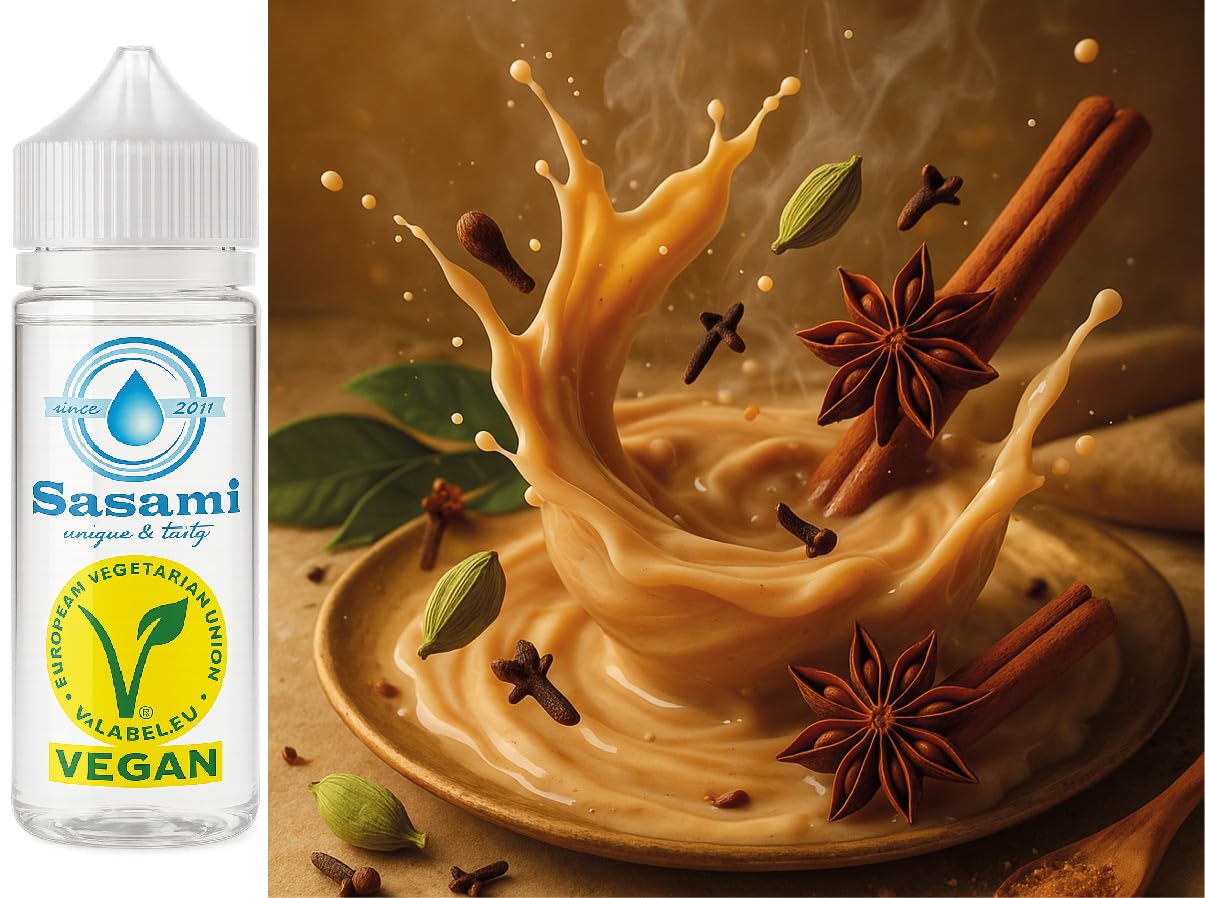 Chai Haleeb – arabska mleczna herbata z przyprawami aromat koncentrat – Wegański – Sasami – 100ml