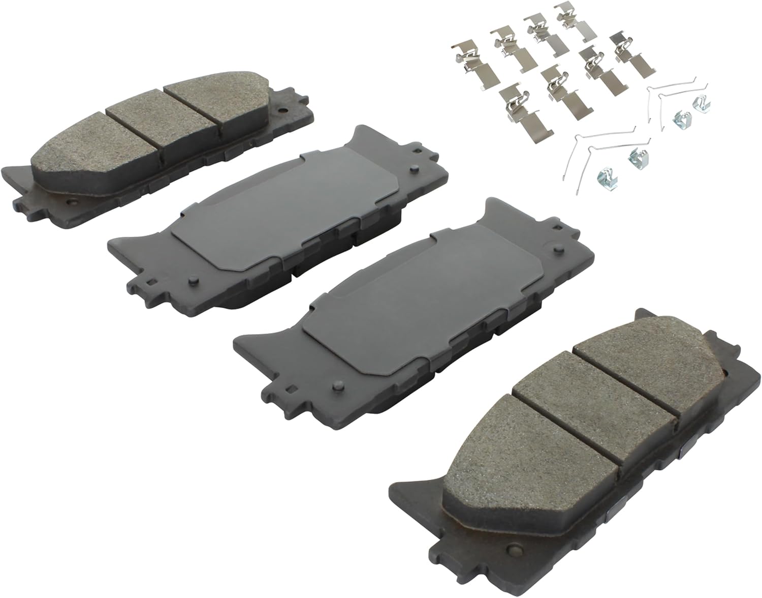 QUALITY-BUILT Front Semi-Metallic Brake Pads, Work Force 1002-1293M, Compatible with 2007-2018 Lexus/Toyota (Avalon,Camry,ES300h,ES350)