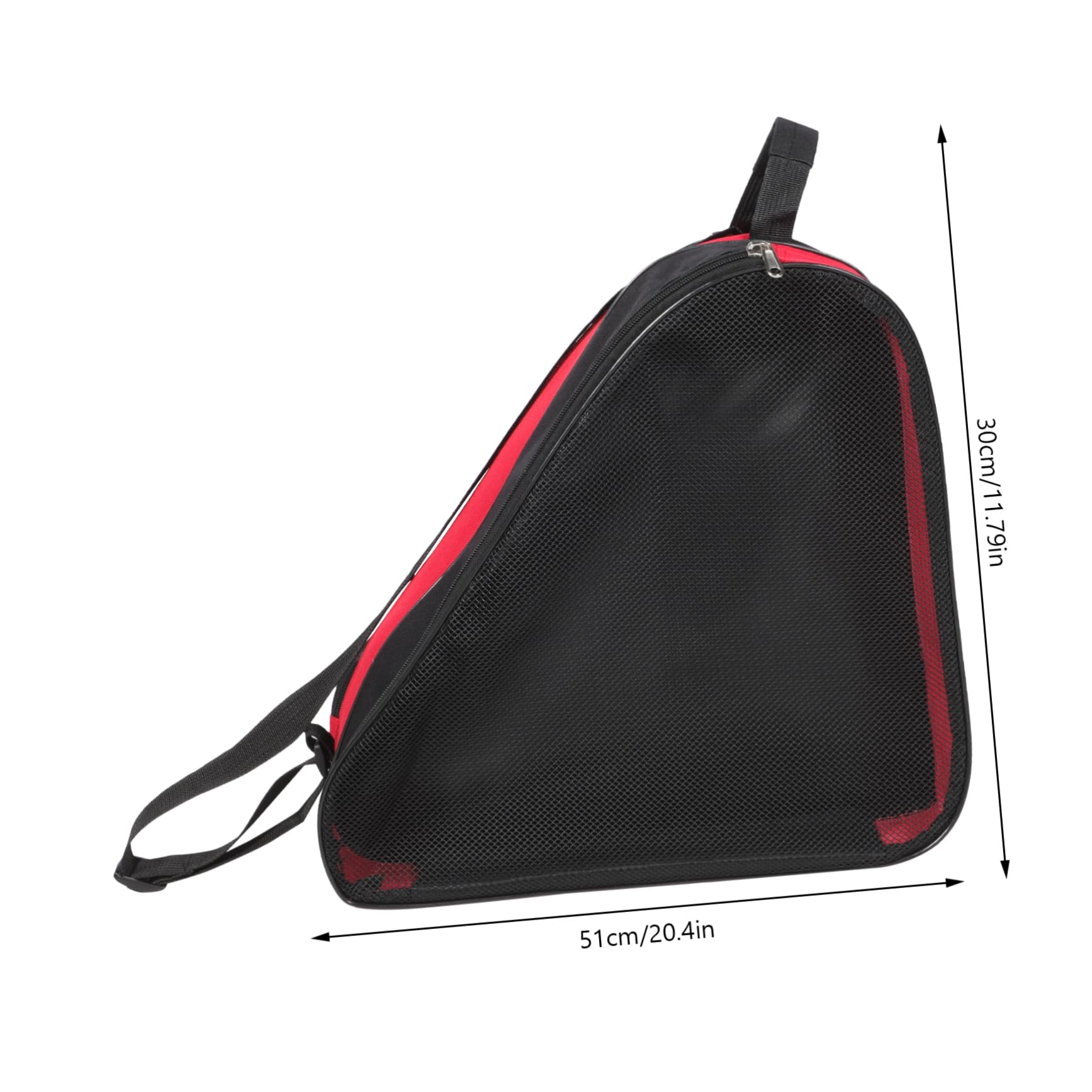 KOMBIUDA Borsa per Pattini da Ghiaccio 2 Pezzi, Custodia per Scarpe da Pattinaggio Oxford, Chiusura a Cerniera, Portatile per Trasporto e Conservazione