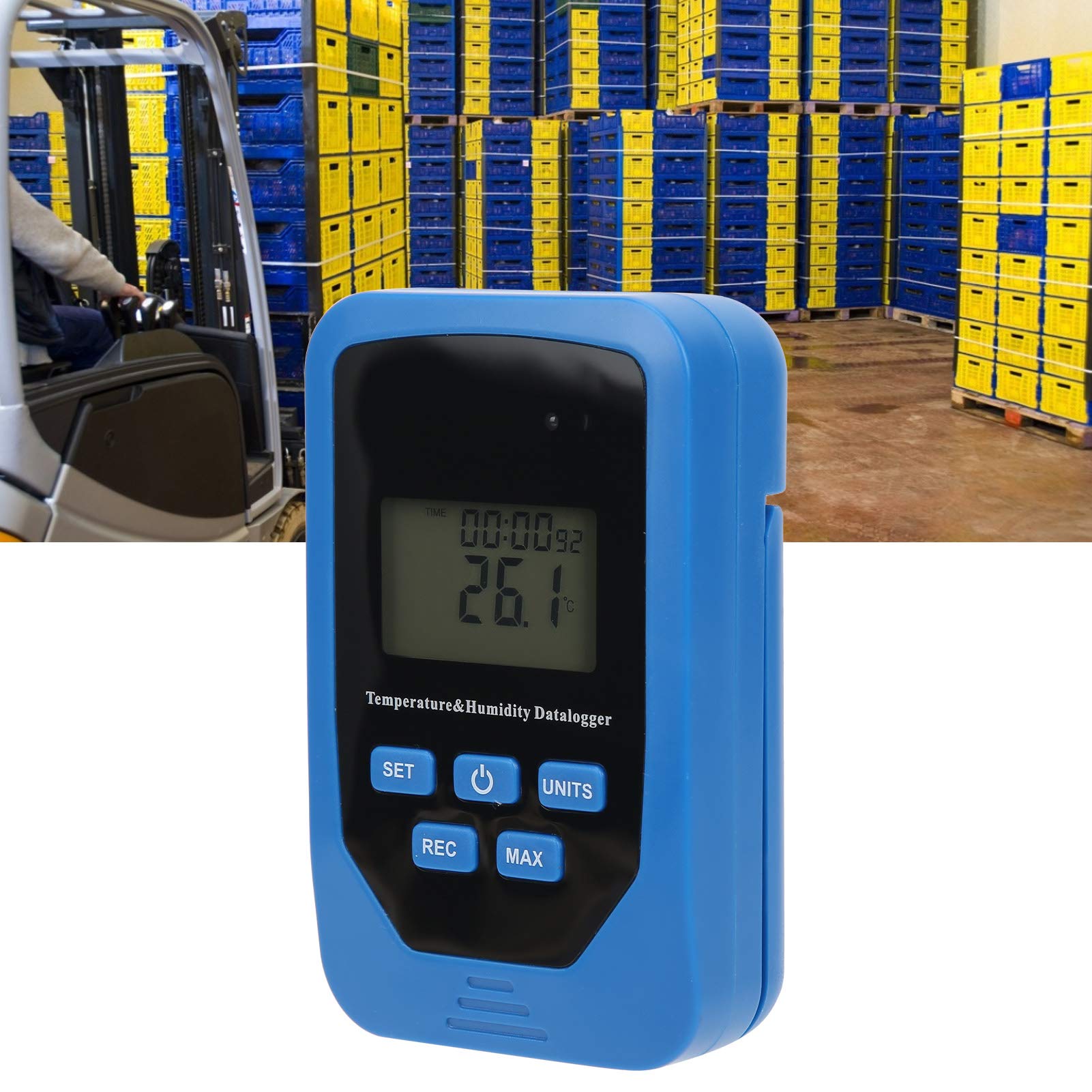 Humidity Data Recorder, Temperature Recorder, Professional Portable Multifunctional for Lab Durable Industry Accurate-image-18