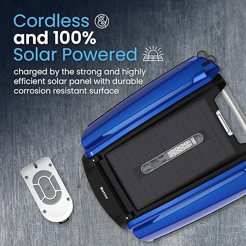 Miniatura 12 de Betta SE - Limpiador robótico automático de superficie de piscina con batería de limpieza continua 24/7 y motores tolerantes al cloro de sal doble