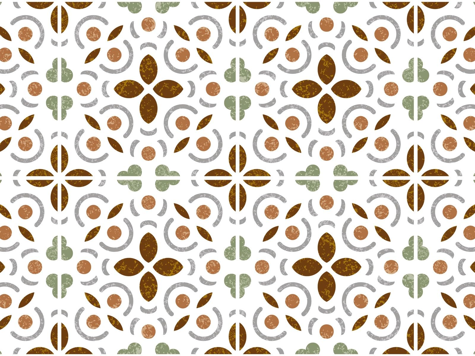 CAMELEO Crédence cuisine adhésive vinyle effet carreaux de ciment Granada, 200 x 40 cm - Convient aussi comme adhésif décoratif pour meuble - résistant et imperméable