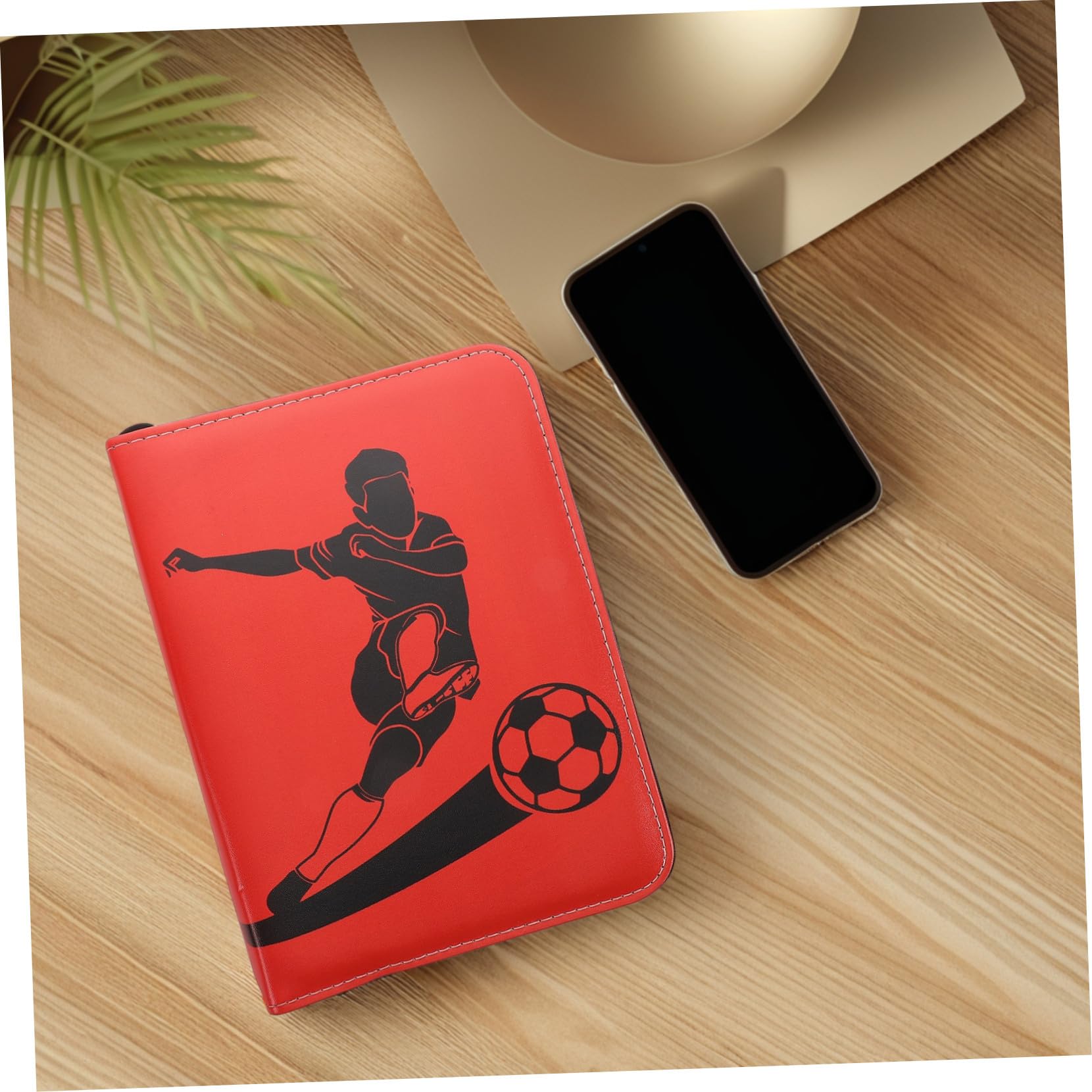 Sammelkarten Album für Fußball Karten Kartenhalter Ordner Organizer für Sport Sammelalbum Transparente Kartentasche Praktische Aufbewahrung für Sammler und Enthusiasten