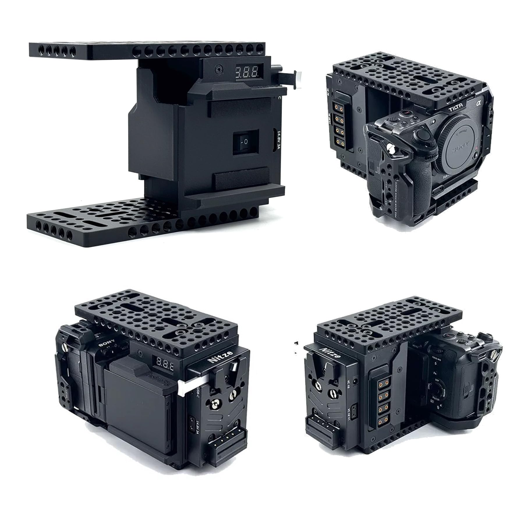 FX3/FX30 Camera Rabbit Cage Expansion Module Accessories Cineback