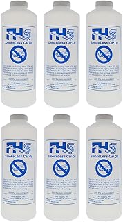 FHS SmokeLess Regular Car Oil, 1 Quart, 6-Pack