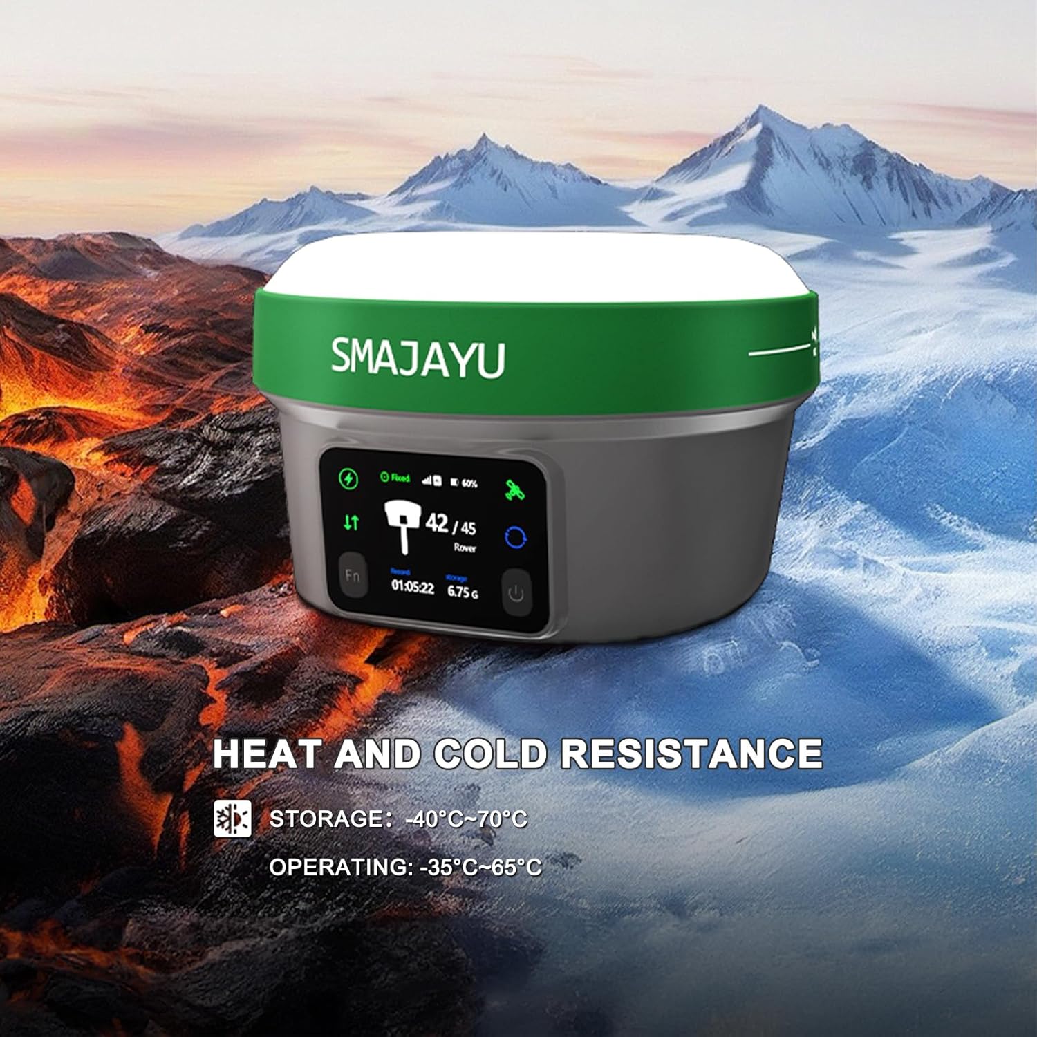 SMA60AR showing heat and cold resistance