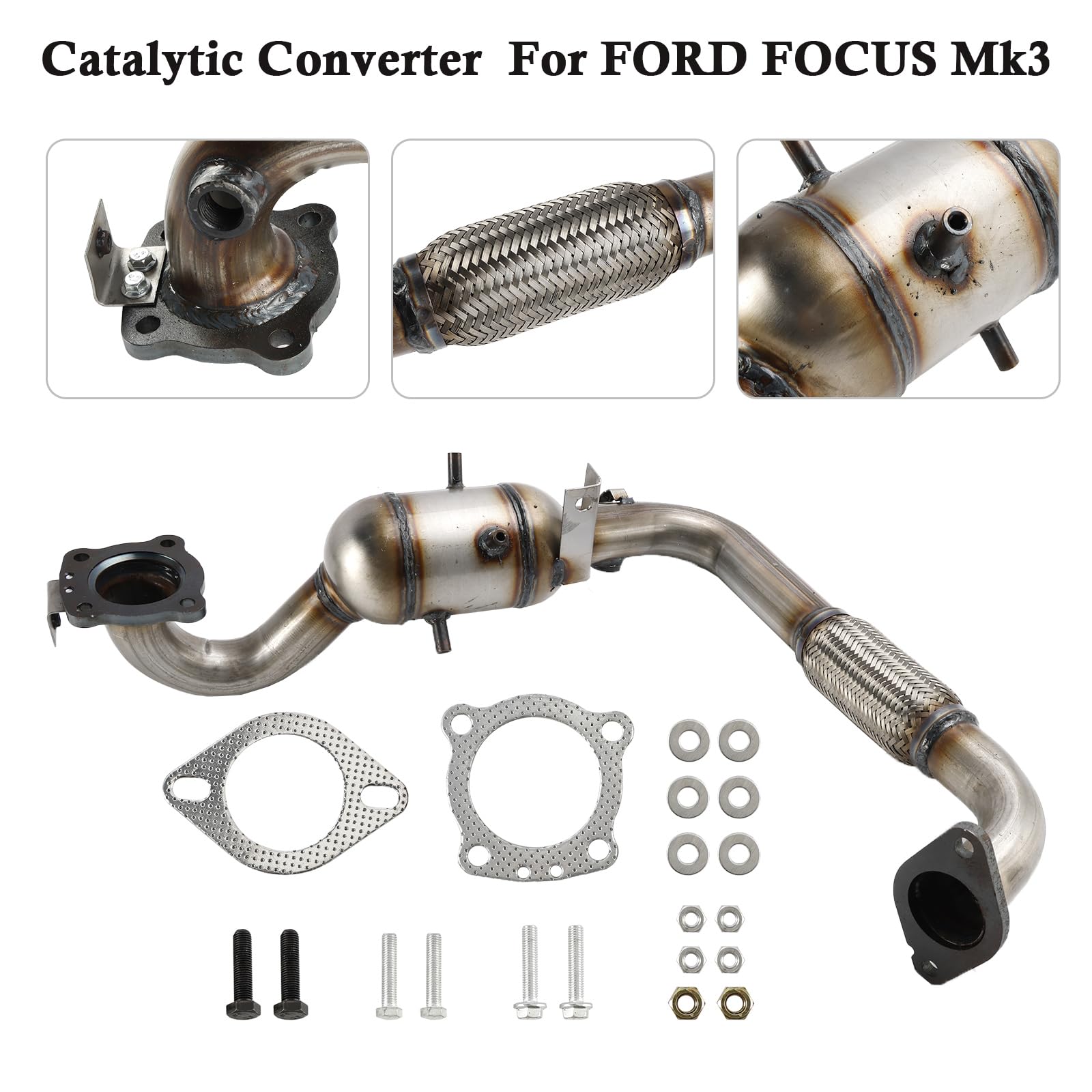 Catalizador homologado para Fit for Ford Focus Mk3 1.0 de 12 a 20 BM 1766306