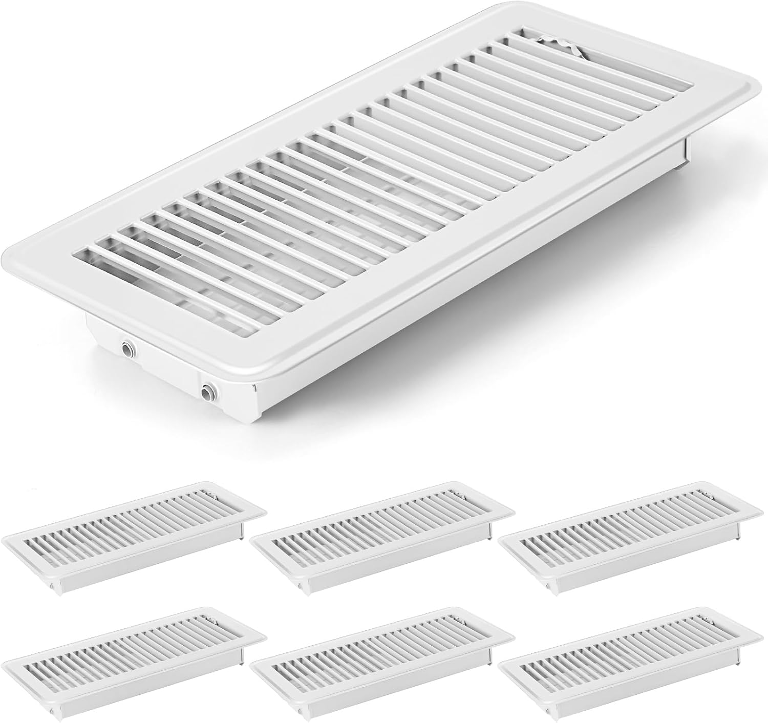 Retisee 4x12 Inches Floor Vent Covers Heavy Duty Floor Register Easy