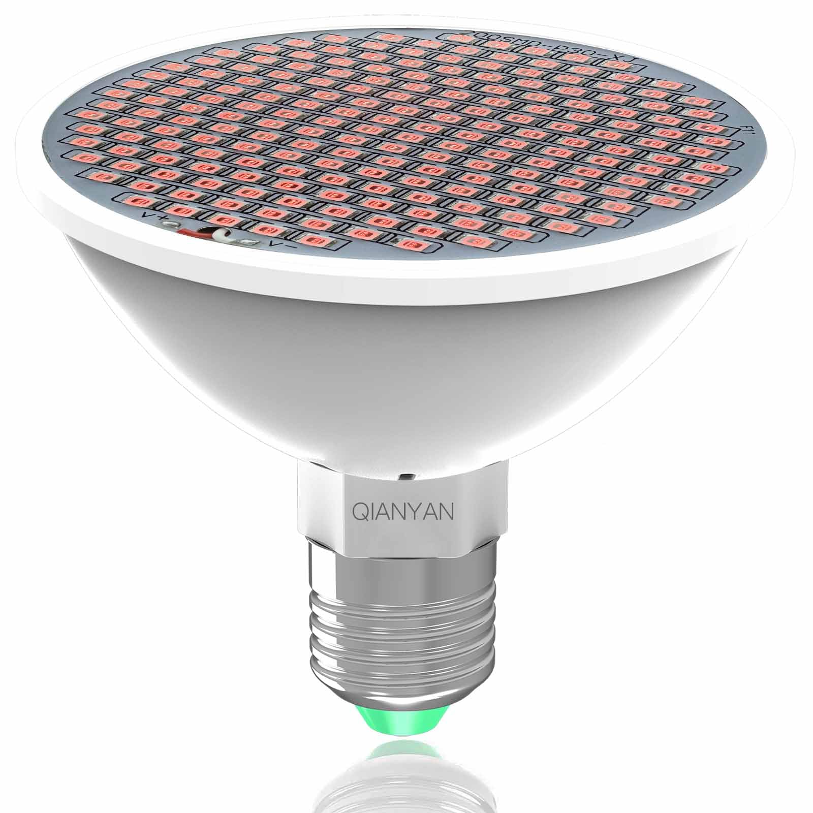 Lampa LED na podczerwień, 200 diod LED, lampa na podczerwień, łagodzi bóle mięśni, stojąca, 730 nm – 850 nm, lampa fotosynteza, kwitnienie, owocowanie