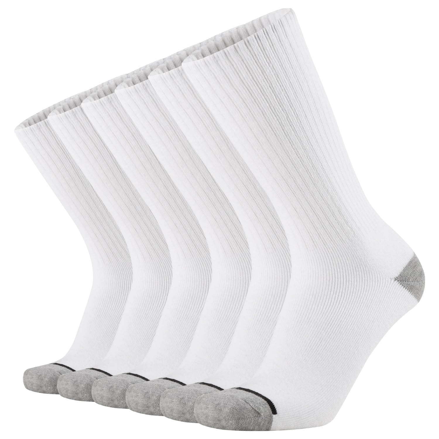 Men Cotton Full Thick Cushion Crew Socks Moisture Control Heavy Duty Work Boot Warm Thermal Wicking Sweat Anti Blisters