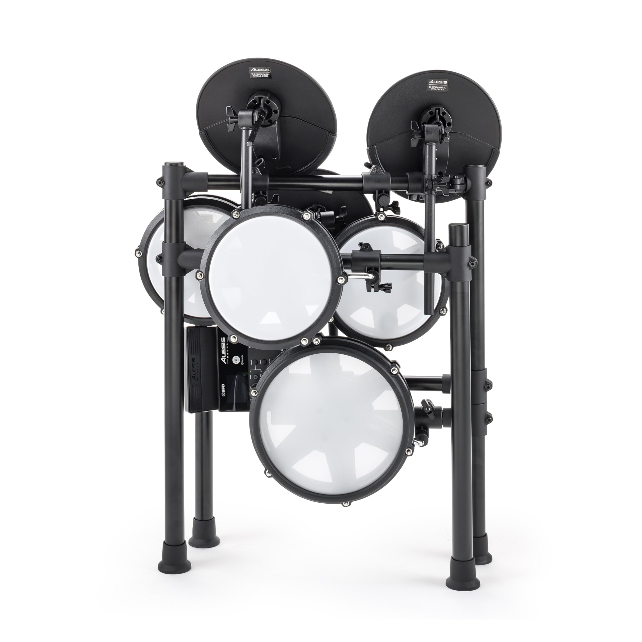 Alesis Nitro Max Expansion Pack - Espansione Batteria Tom Pad Mesh, Piatto 10" Choke, Cavi