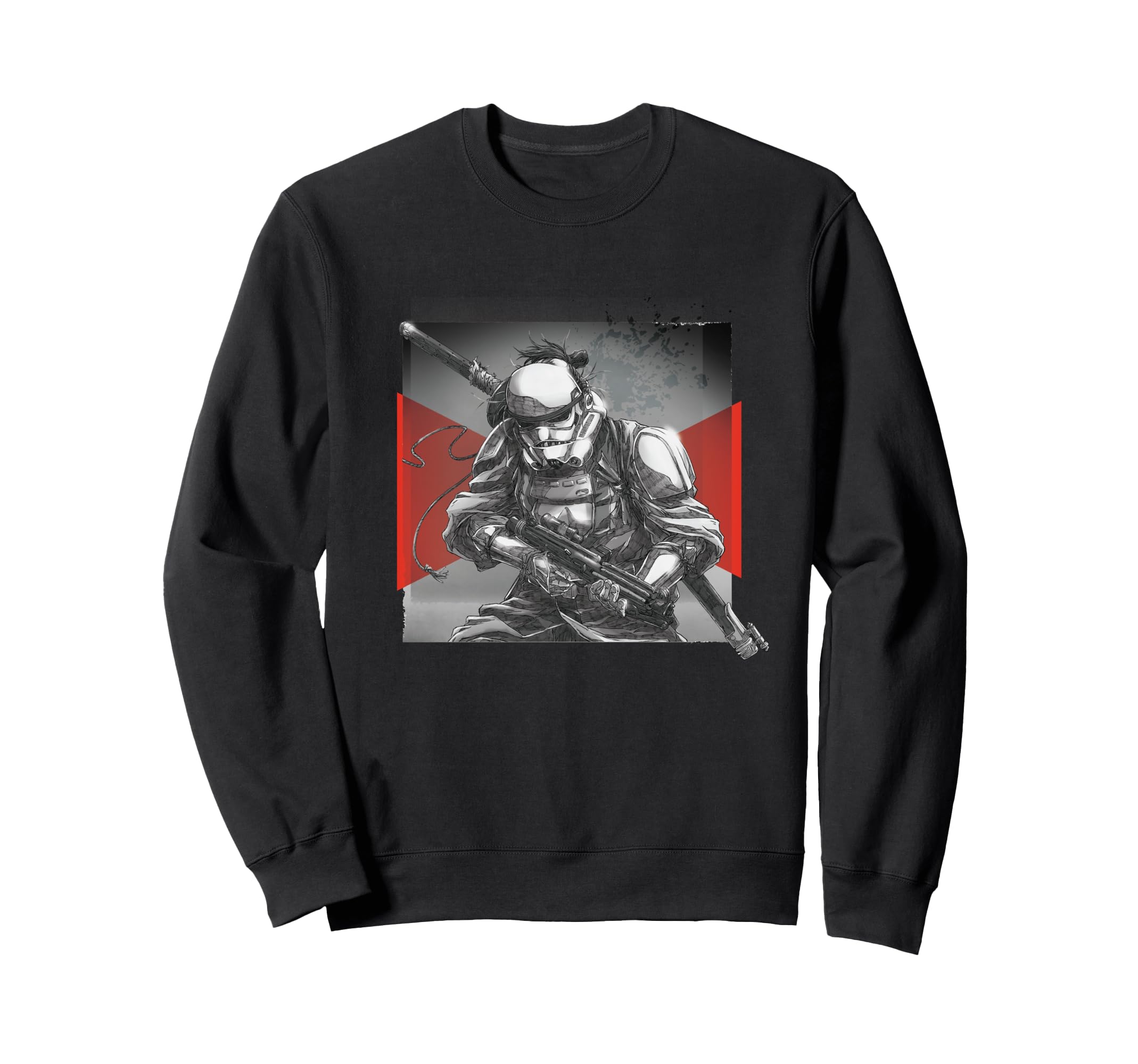 Sweatshirt anime Star Wars: Visions The Duel Stormtrooper en coton confortable pour fans de manga - 2