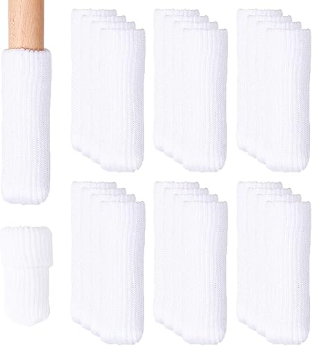 Hazeland - Protectores de patas de silla de punto de alta elasticidad para suelos de madera dura, 24 unidades, antideslizantes, sin arañazos, disponible en Yaxa Mexico