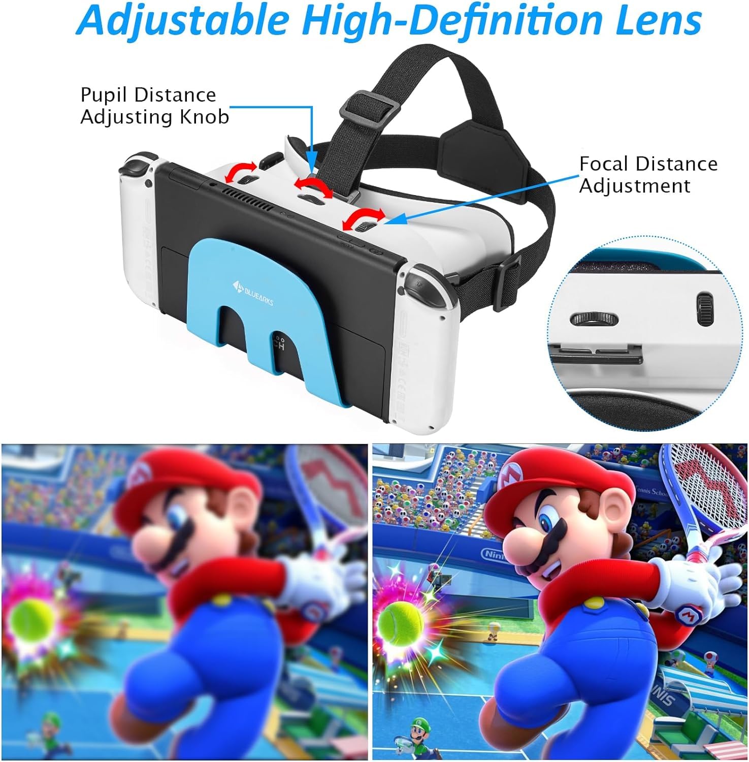 Switch VR gözlük, Nintendo Switch konsolu ile uyumlu