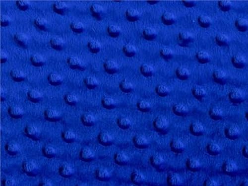 Miniatura 3 de Minky Dimple Dot - Tela marrón por yarda