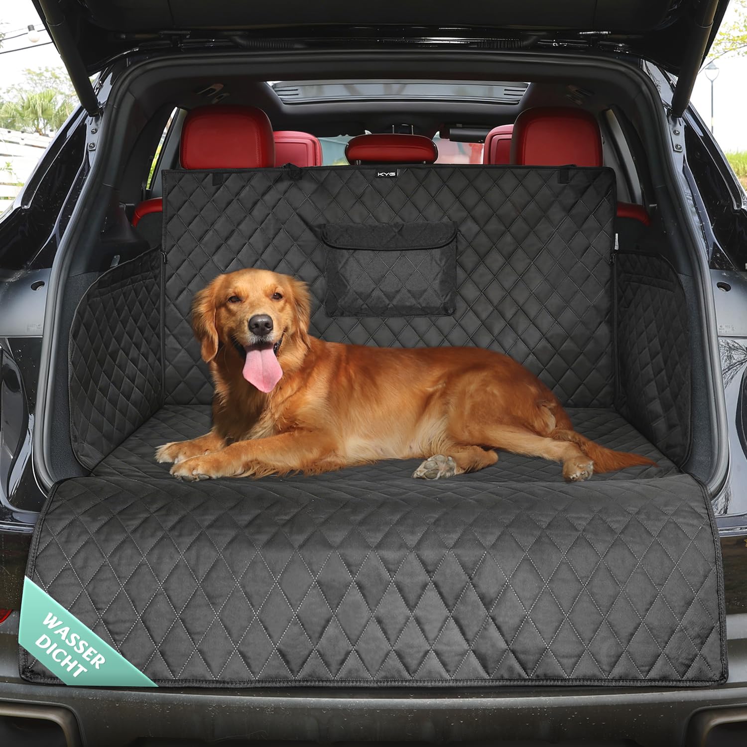 KYG Protector Maletero Super Antideslizante Impermeable Protector Maletero Coche Perros Duradero Resistente a la Rotura Adecuado para Coches Medianos y Pequeño,167 * 102 * 37 cm