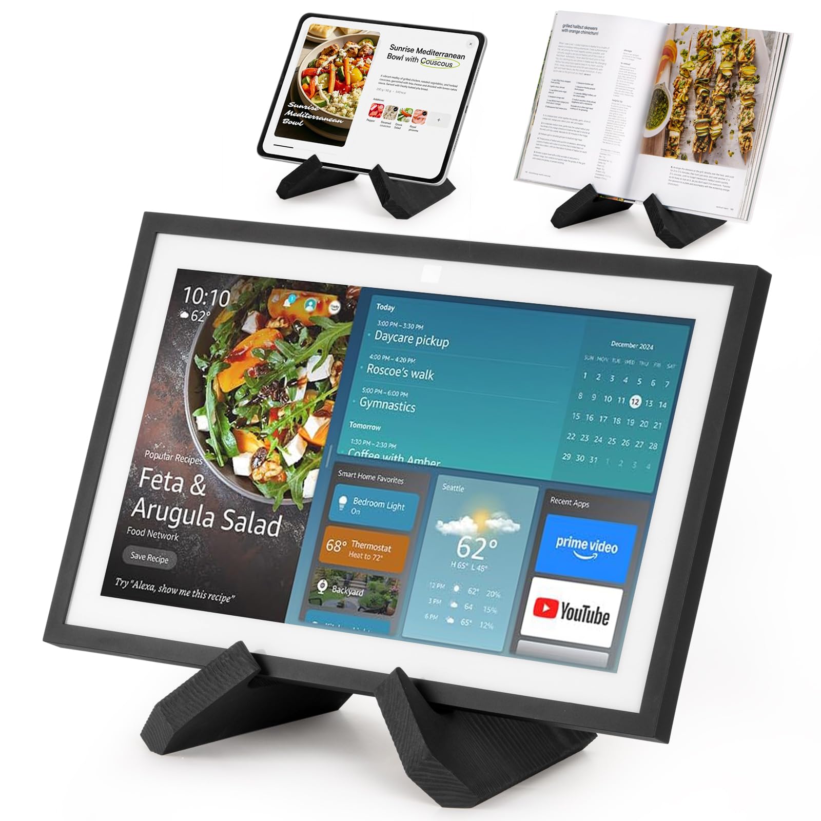 Amazon.co.jp: ANBOXIT 無垢材スタンドスタンド Echo Show 15/21用