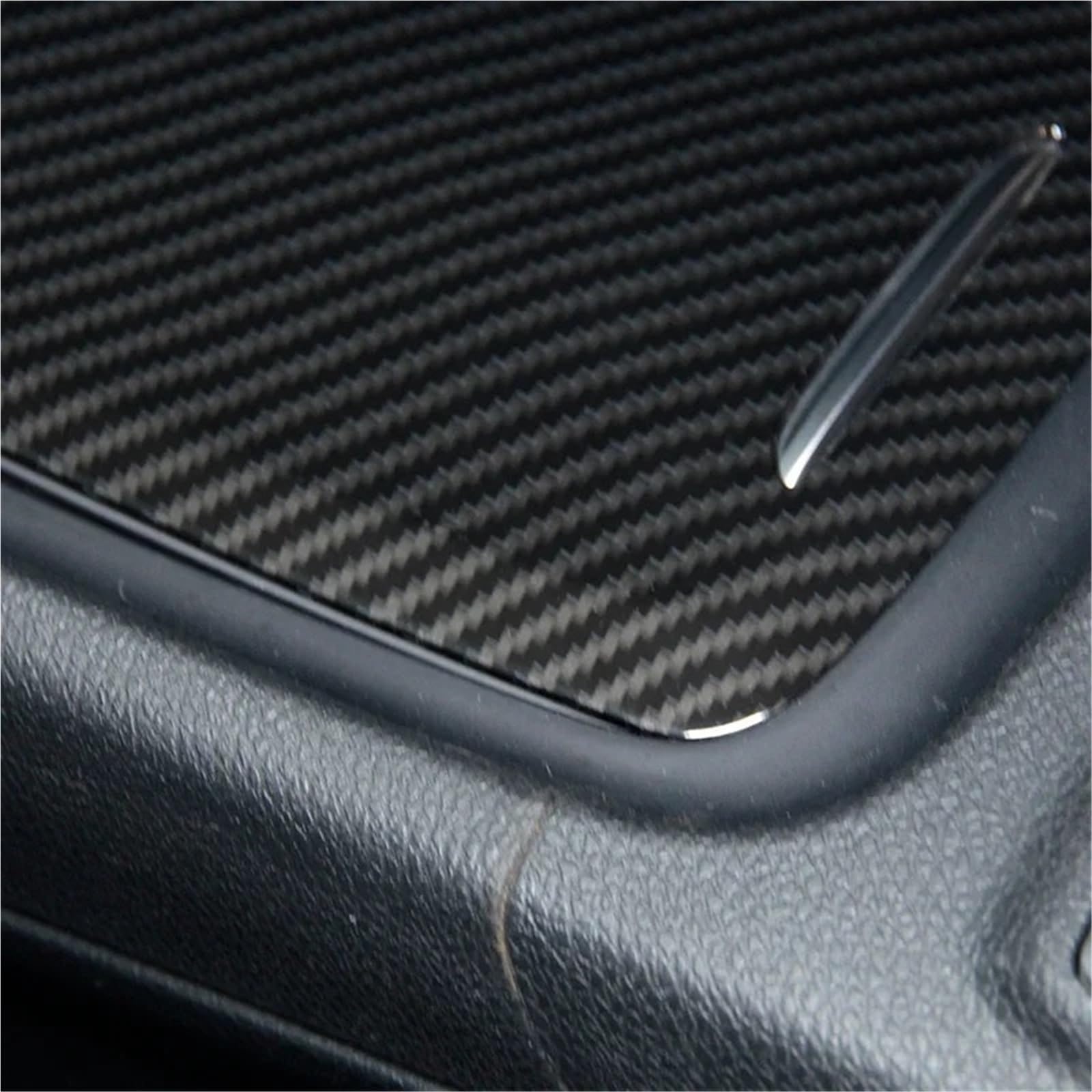 Folia na panel‌ Okleina skrzynia biegów‌ Dekoracja panelu konsoli środkowej z włókna węglowego pasująca do Mercedesa Benz CLA GLA A Class W117 W176 A180 2014-2017