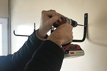 Shepherd Hardware 8091E Zware stalen opberg- en multifunctionele haken voor in de garage, 4 stuks, zwart Shepherd Hardware 8091E Zware stalen opberg- en multifunctionele haken voor in de garage, 4 stuks, zwart