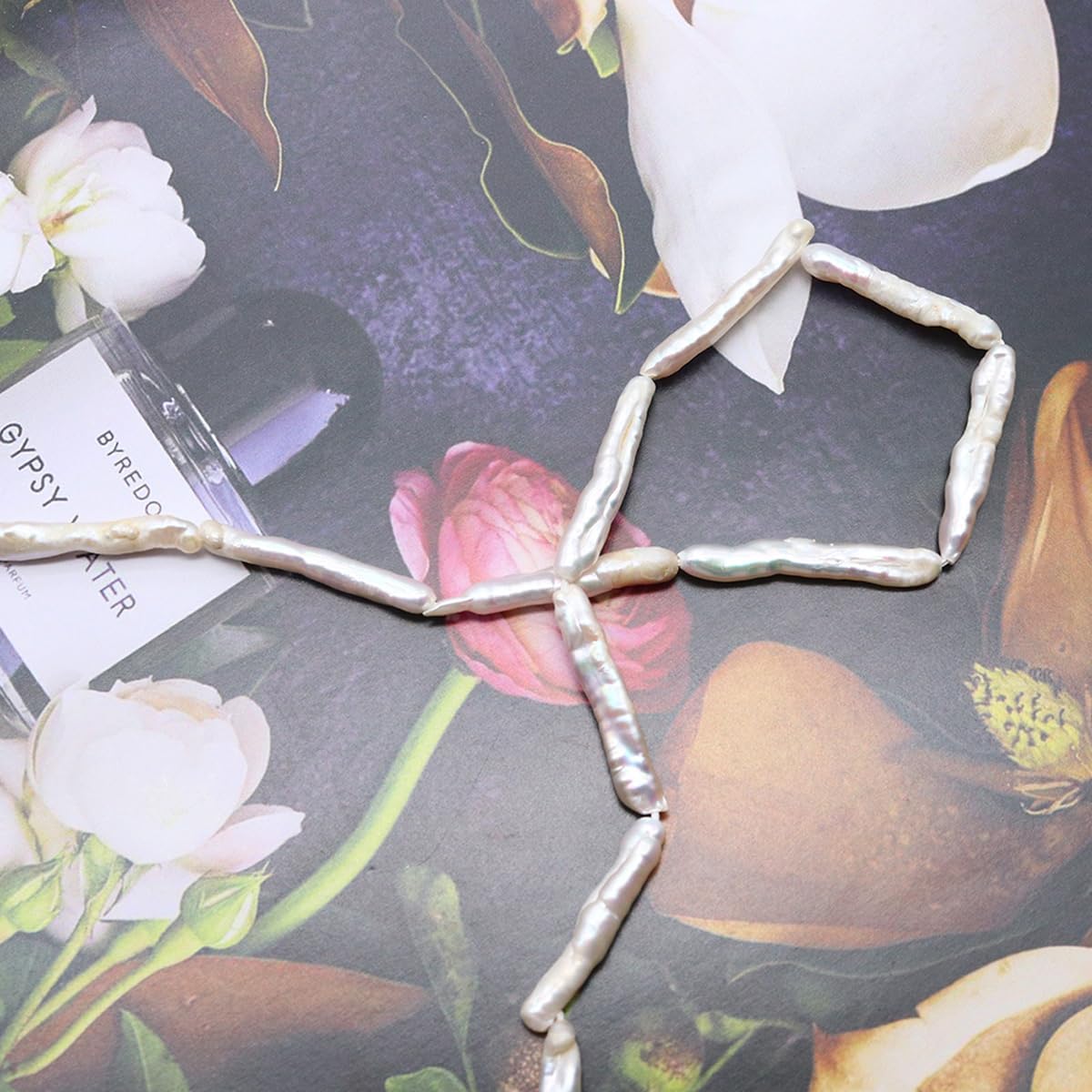 Natural Pearl Beads Long Irregular Cultrued Freshwater Baroque Pearl for Jewelry Making Gift - Image 6